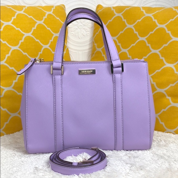 kate spade Handbags - 🌸OFFERS?🌸Kate Spade All Leather Lavender Satchel